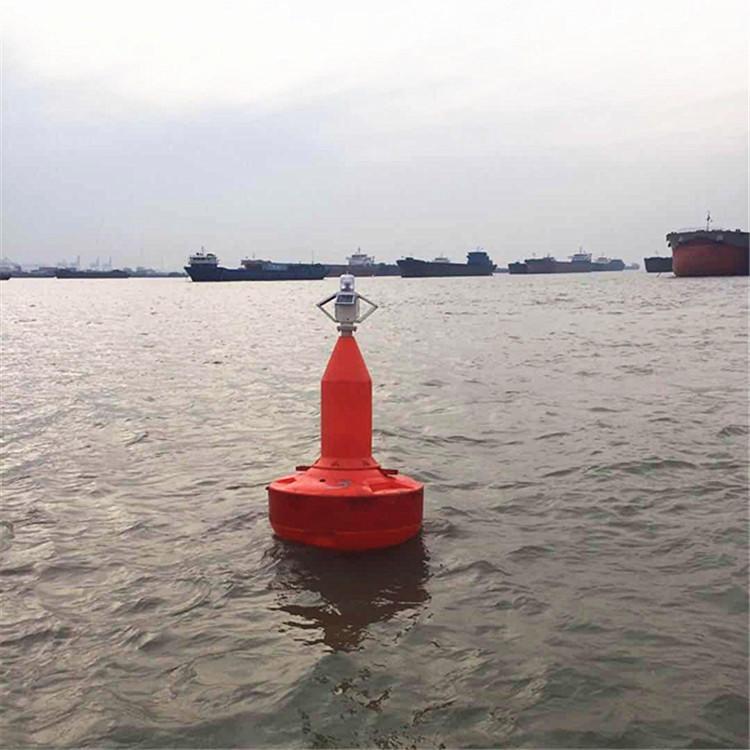 长江船只航道定位聚乙烯塑料航道警示浮标