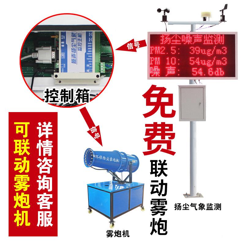 杭州在线工地扬尘监测厂家 上海大运电子科技