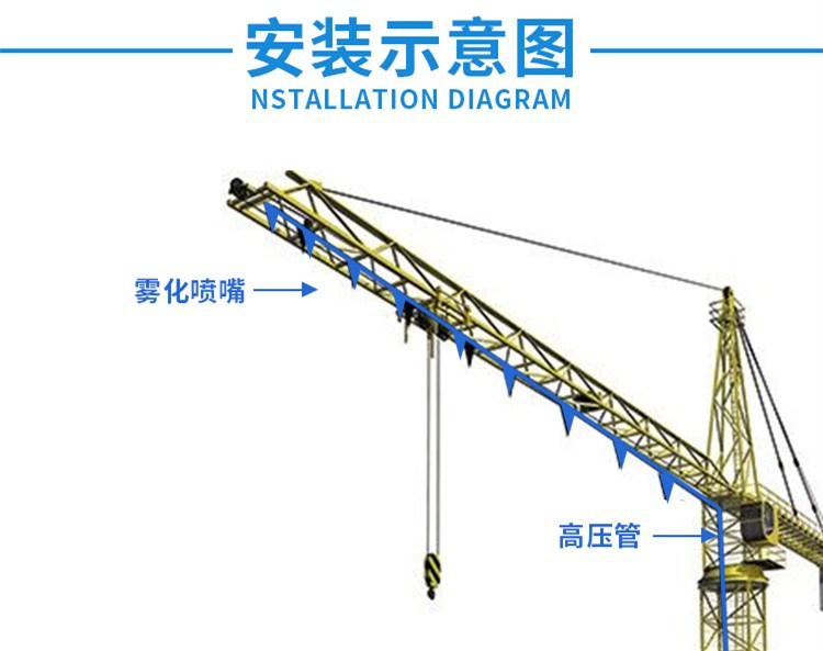 郑州60米塔吊喷淋供应商 上海大运电子科技