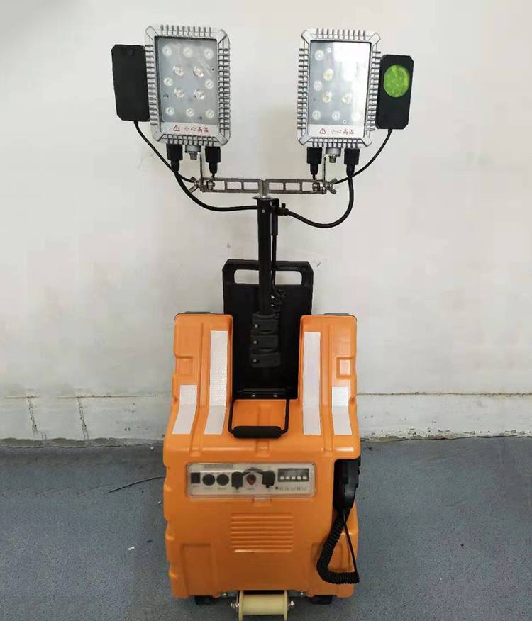 GMD6107多功能照明装置2x30W移动升降摄像搜救灯