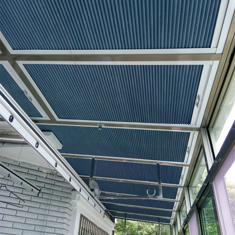 合肥阳台蜂巢帘供应商 阳光房顶棚 按需定制