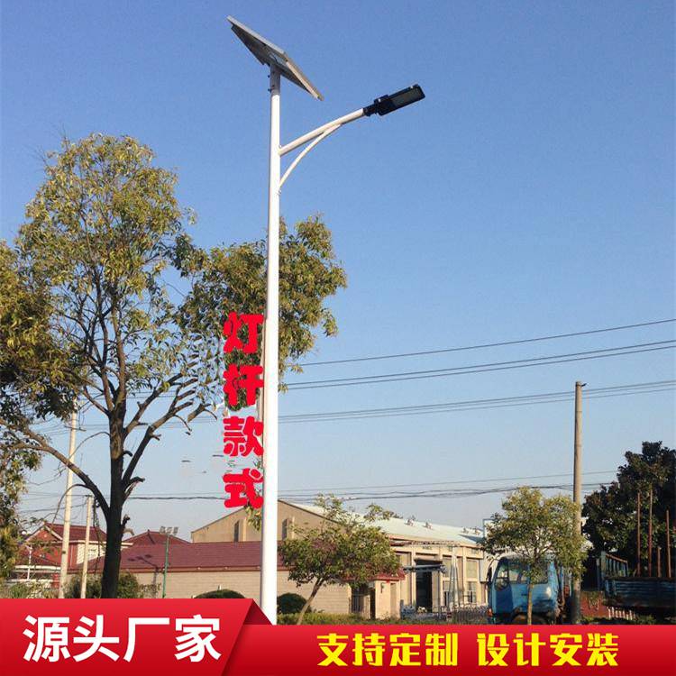东营太阳能家用路灯 5米6米建设美丽乡村适用led照明灯