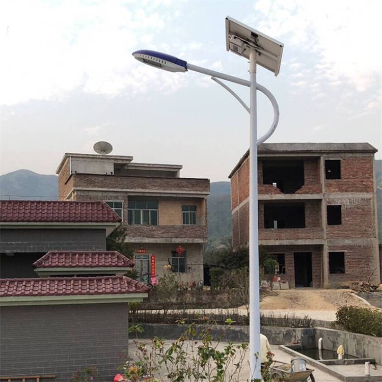 汉中市太阳能路灯 6米锂电系统太阳能路灯 太阳能路灯灯杆双头路灯