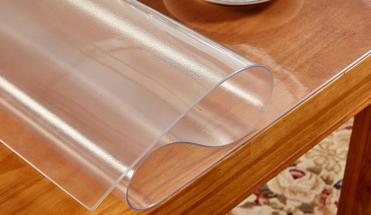北京办公家具桌面PVC塑料水晶板桌垫免费上门测量定制