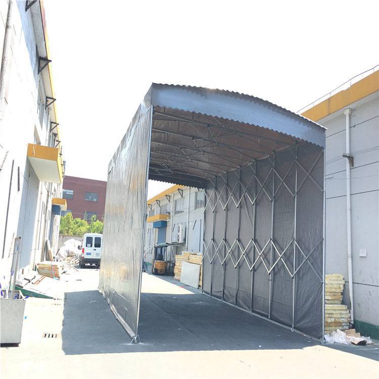 寿光市仓储物流临时活动蓬 工地悬空钢架篷 活动雨棚 可现场测量尺寸
