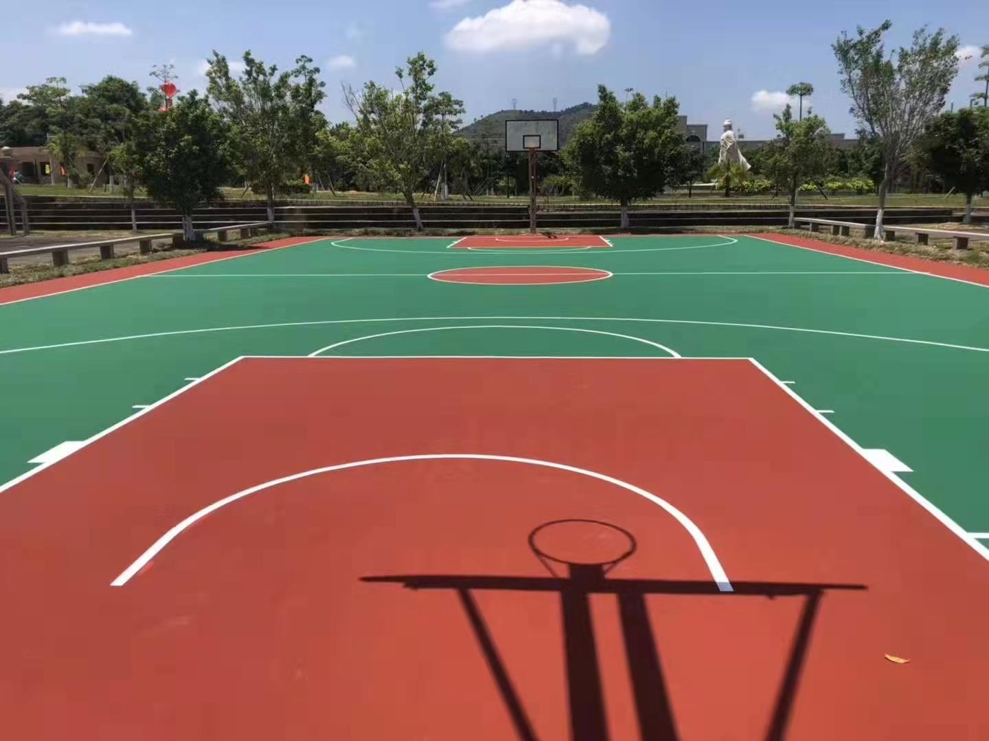 唐山市PU篮球场地面工程施工