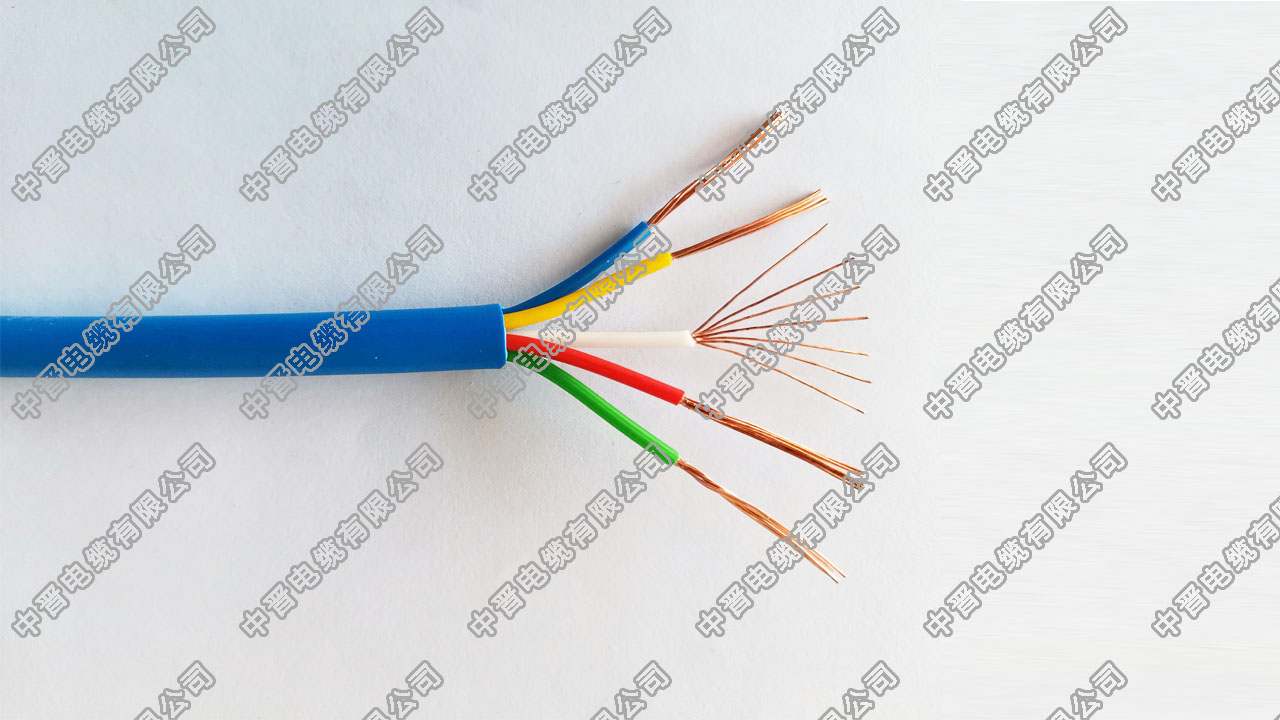 礦用編織屏蔽電纜規格MHYV 1*5*7/0.285