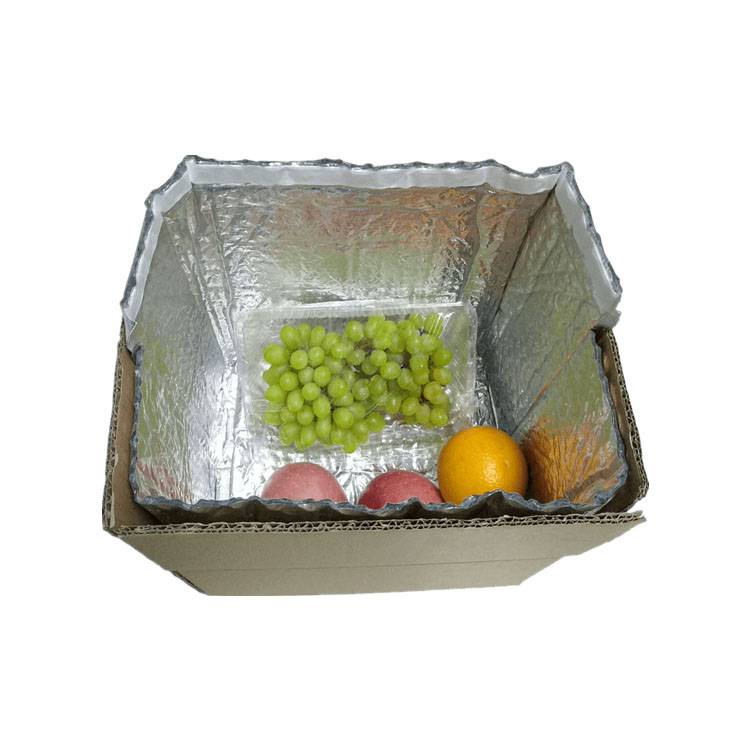 定制镀铝膜保温袋加厚 海鲜水果打包冰袋 保鲜冷藏隔热保温立体袋