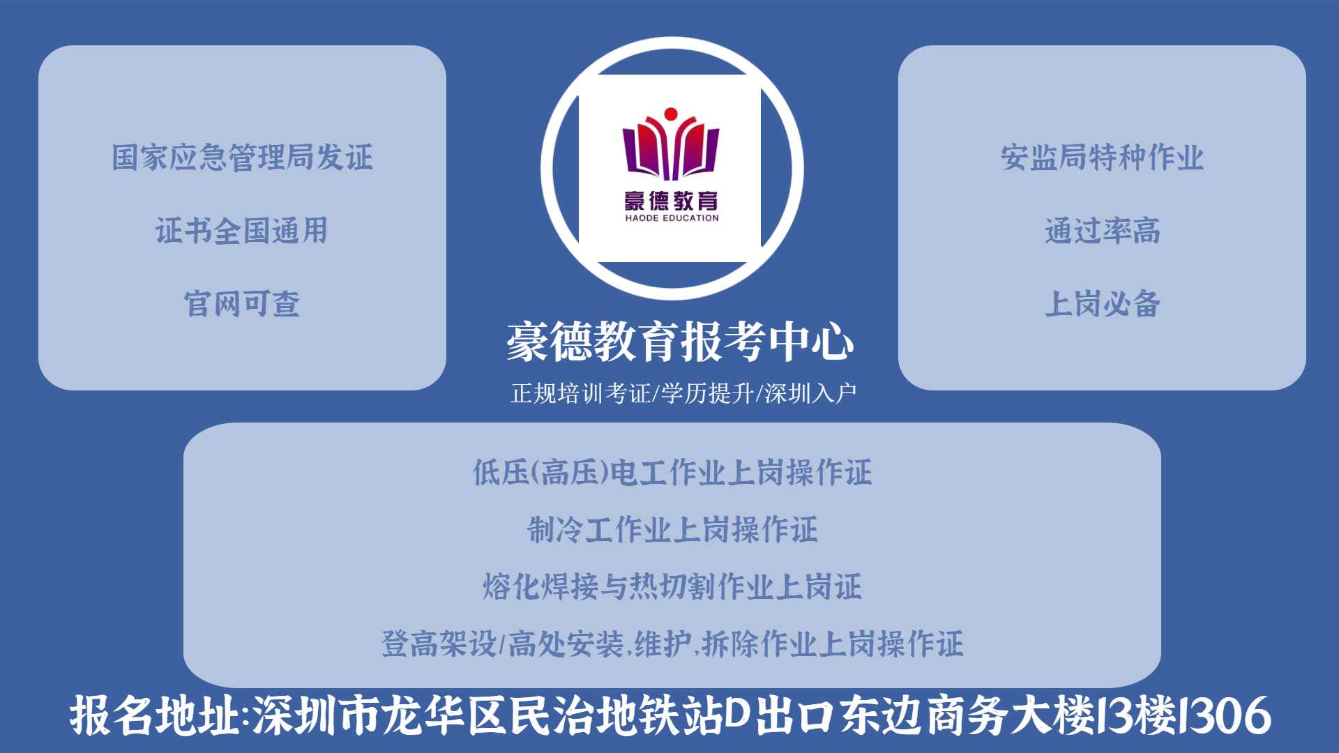 深圳報名食品安全管理員證的流程步驟和考試的時間地點