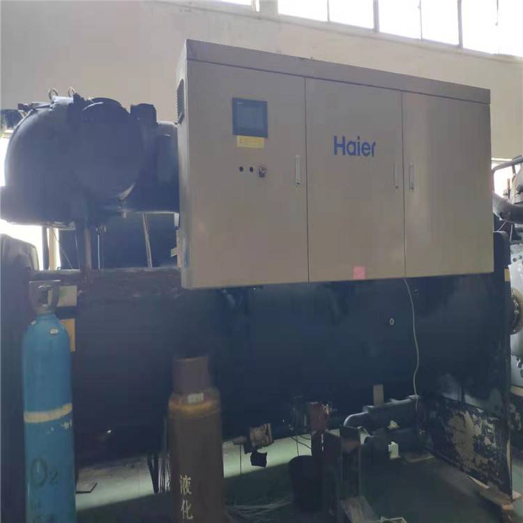 租赁海尔螺杆式水源热泵冷水机LSFBLGR1600D_回收二手离心机组