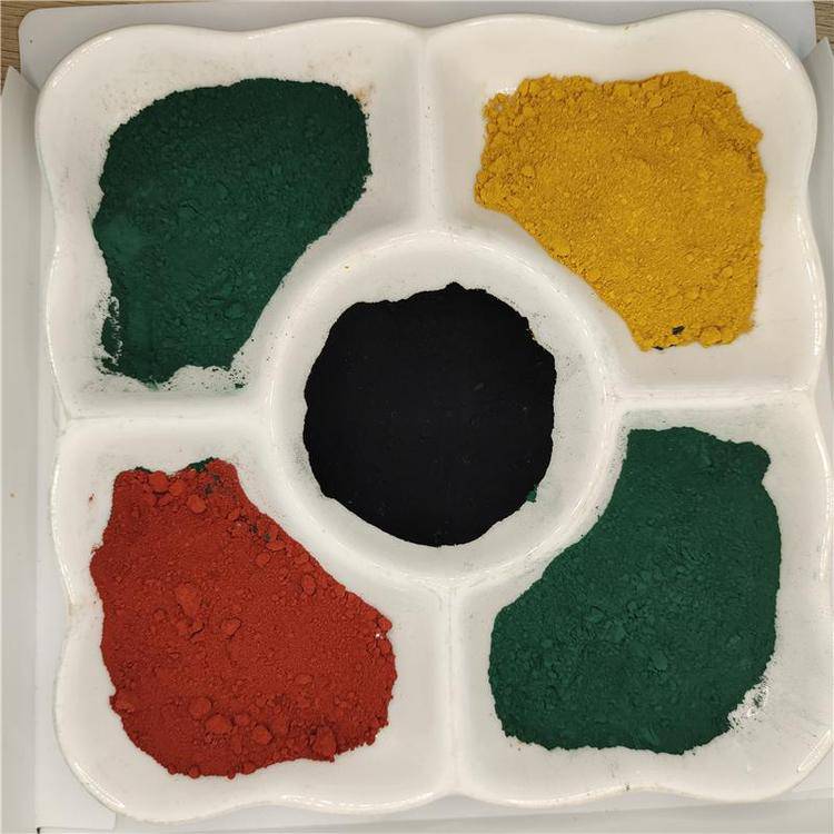 氧化铁绿 万竹矿业 上色率高 油漆涂料添加剂颜料 1kg起售免费拿样
