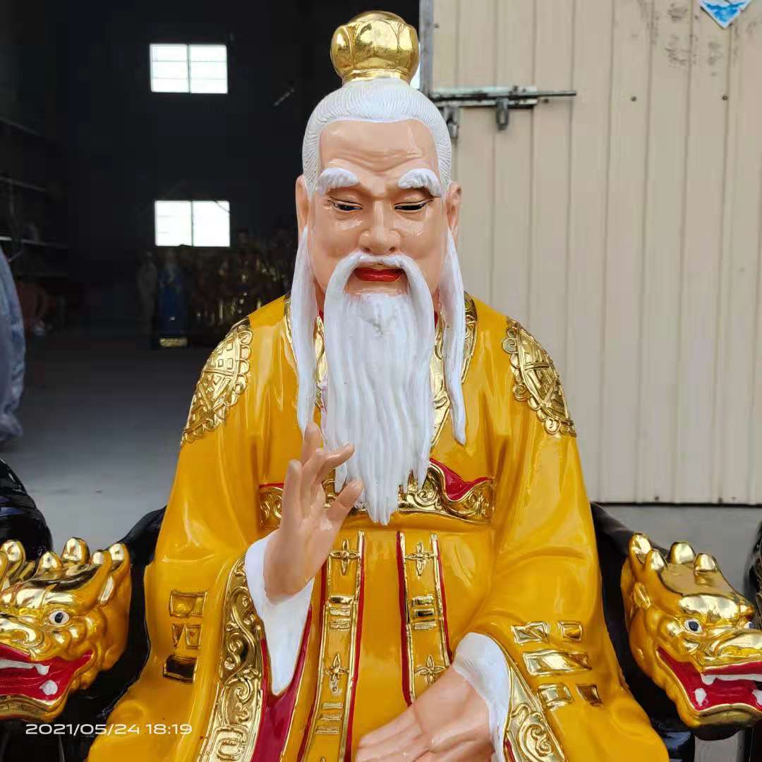 嘉峪关香樟木姜太公神像