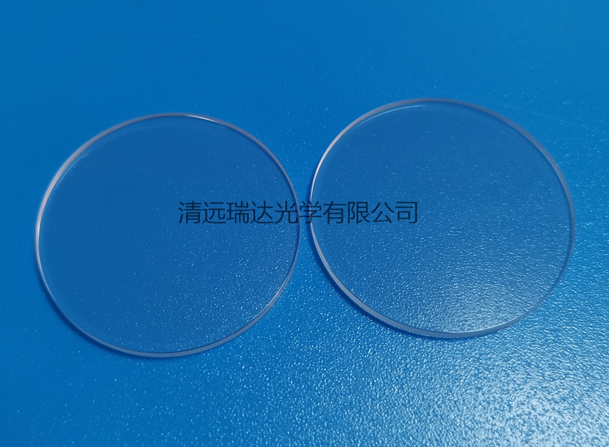 瑞达光学自动化多相机检测仪玻璃镜面蓝宝石玻璃窗口订货直径8mm高透光圆平片