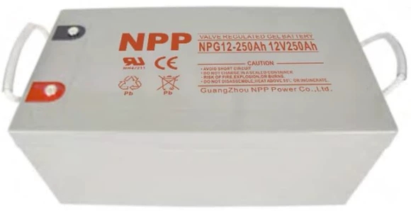 甘肃NPP耐普蓄电池NPG12V250AH直流屏UPS消防光伏路灯通讯
