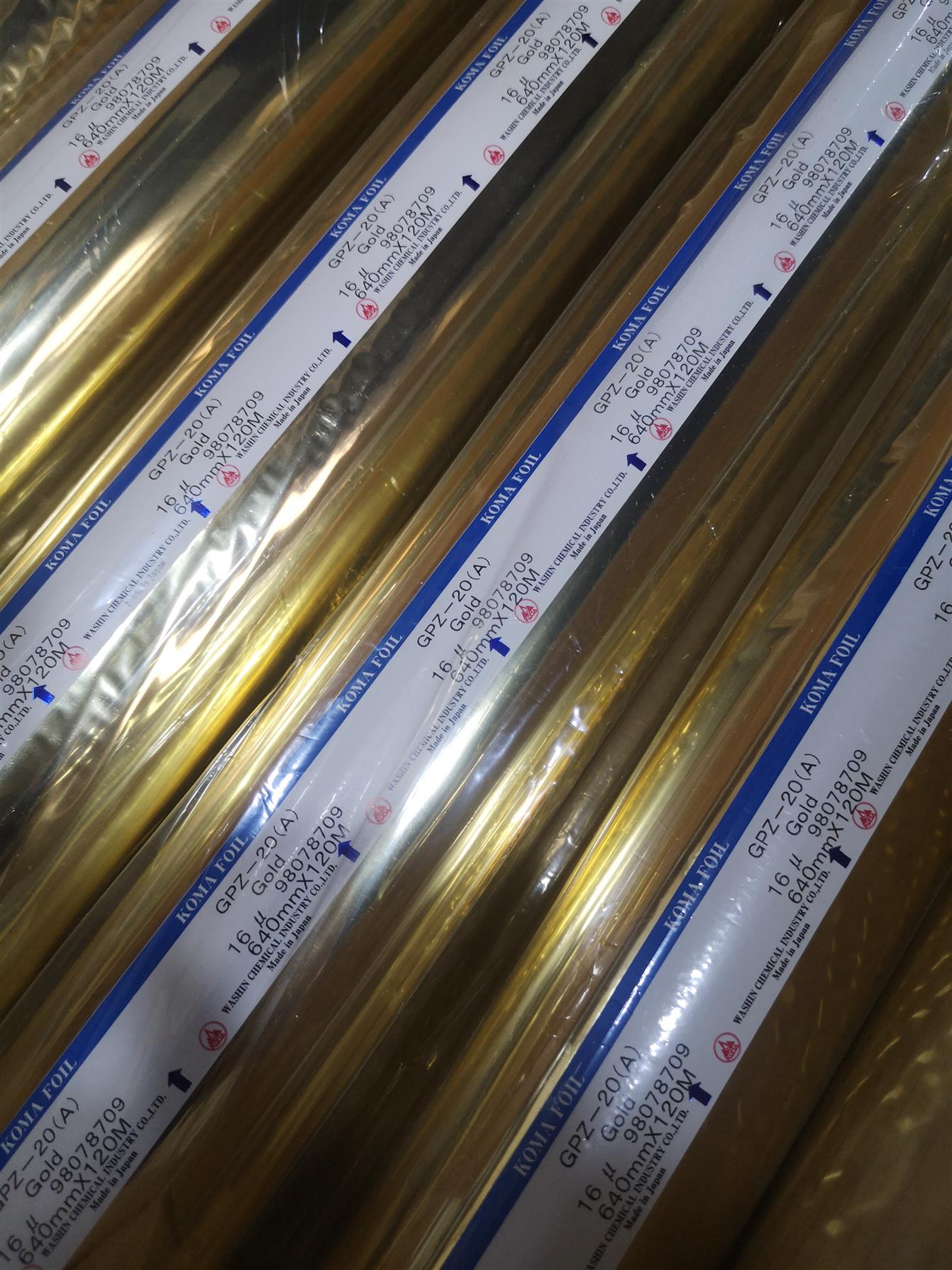 透明KOMA烫金纸使用方法 电化铝 可按需定制