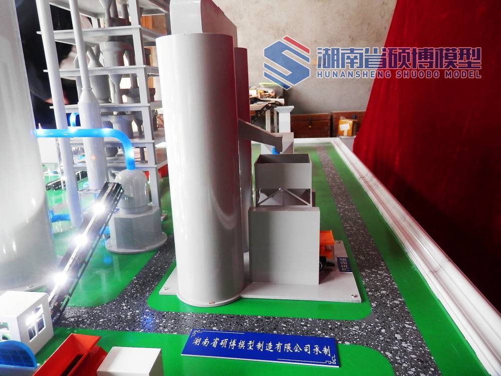 江西水泥生产线沙盘模型电话报价 湖南省硕博模型制造 选矿工艺设备3D教学模型