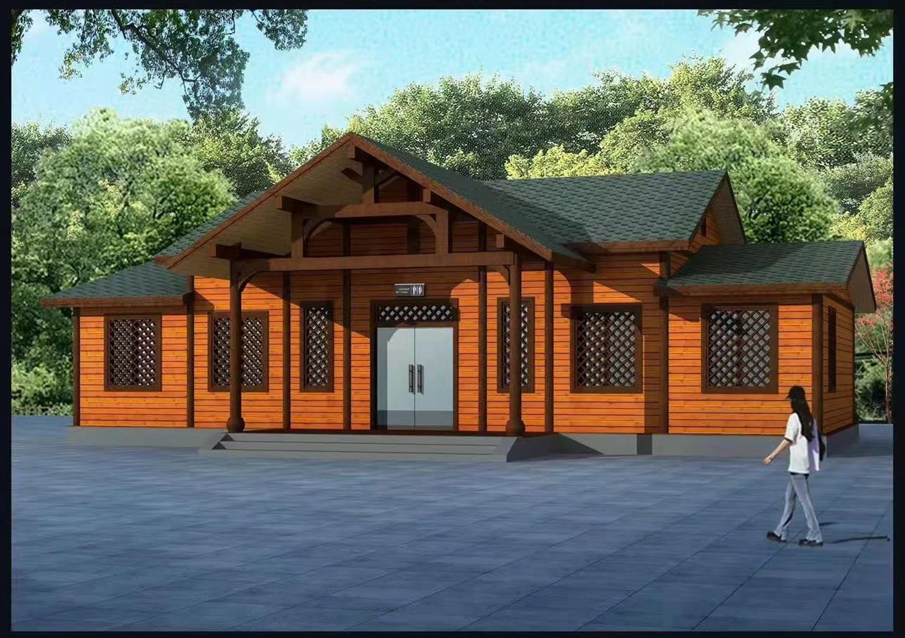 淄博轻型木屋别墅设计 可按图定制-一站式服务