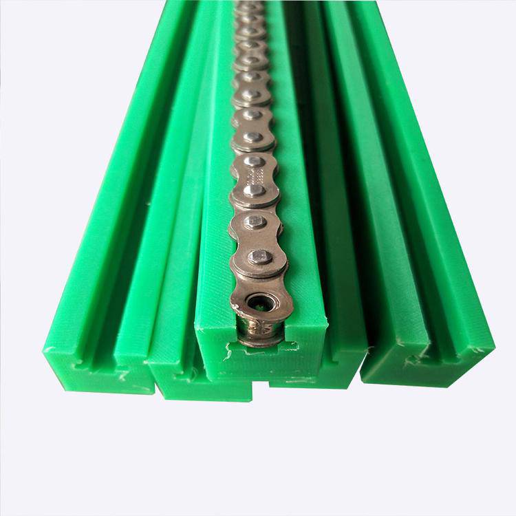 聚乙烯链条导轨 塑料轨道滑块 含油尼龙塑料滑道 链条输送导条