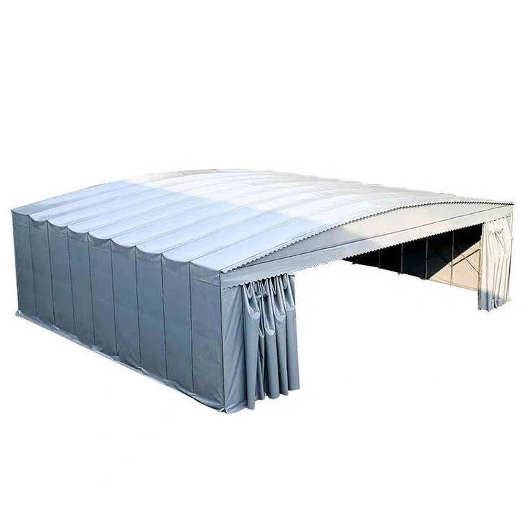 供应推拉雨棚出售 移动型雨棚 户外遮雨棚篷采用加厚加粗1.2的镀锌钢管