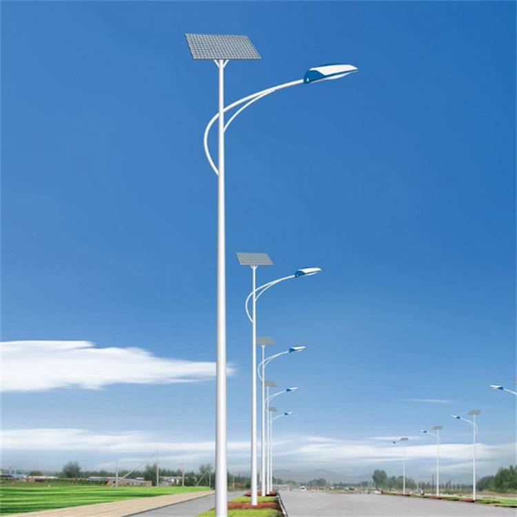 led农村道路灯厂家 新款6米太阳能路灯 兴诺 高亮锂电led路灯