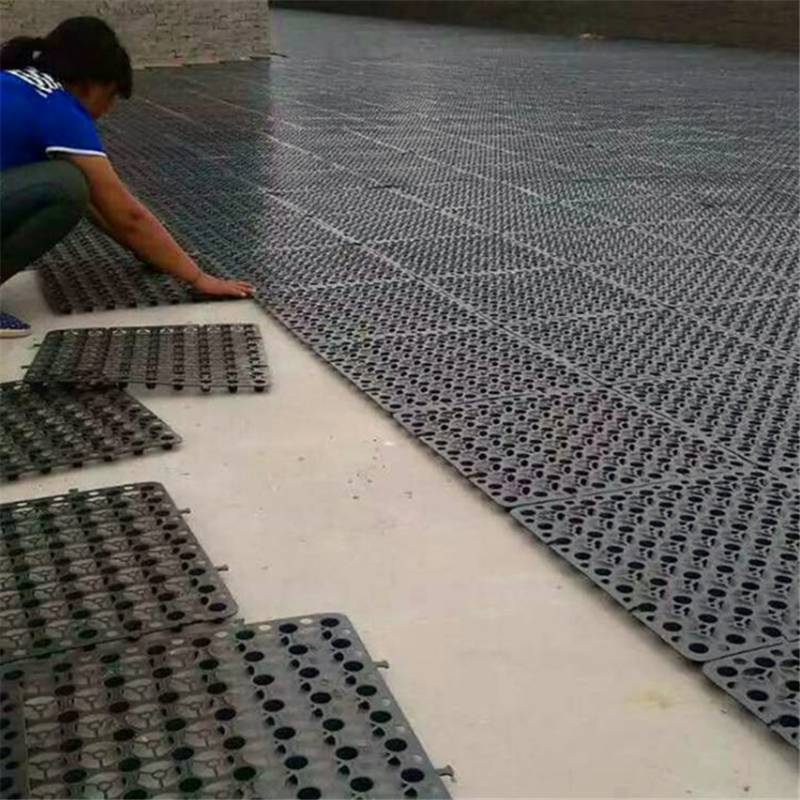蓄排水板 徐州厂家直销镂空方片状蓄排水板 结实耐用50cm排蓄水板