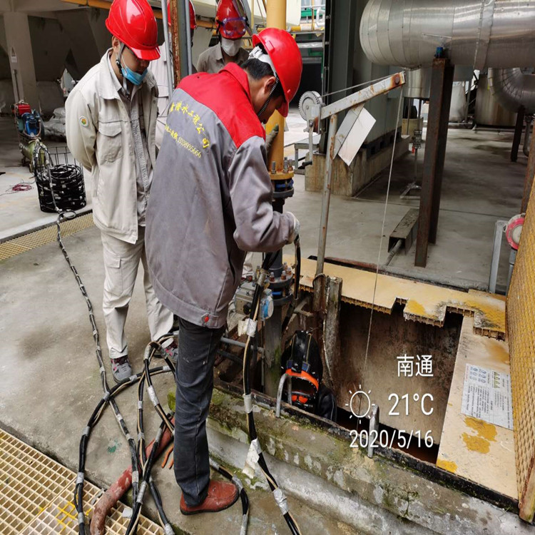 扬州管道潜水安装施工 潜水员水下作业联系恒隆水下工程