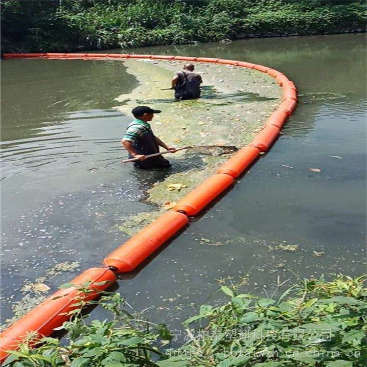 江苏南京水面垃圾拦截浮筒 串联一体式浮排