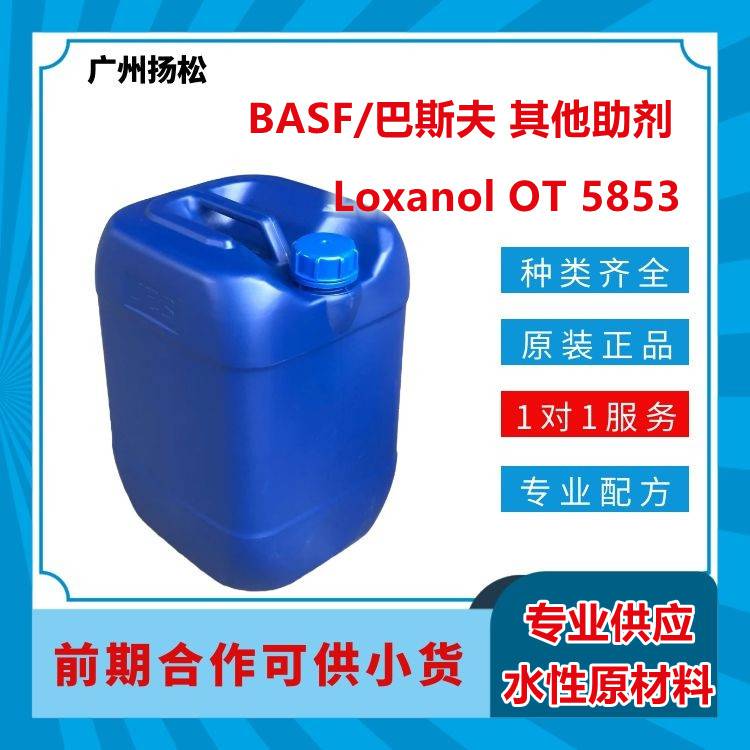 BASF/巴斯夫其他助剂Loxanol OT 5853防止或减少树脂基砂浆开裂，改善储存稳定性