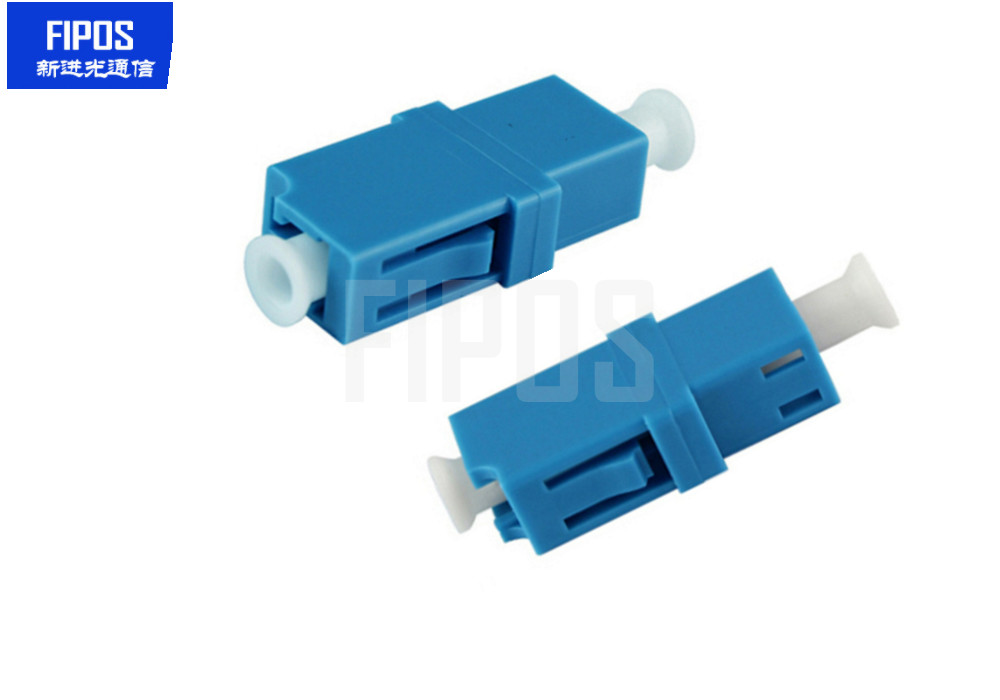 LC/UPC 单工单模光纤适配器电信级 50个每盒