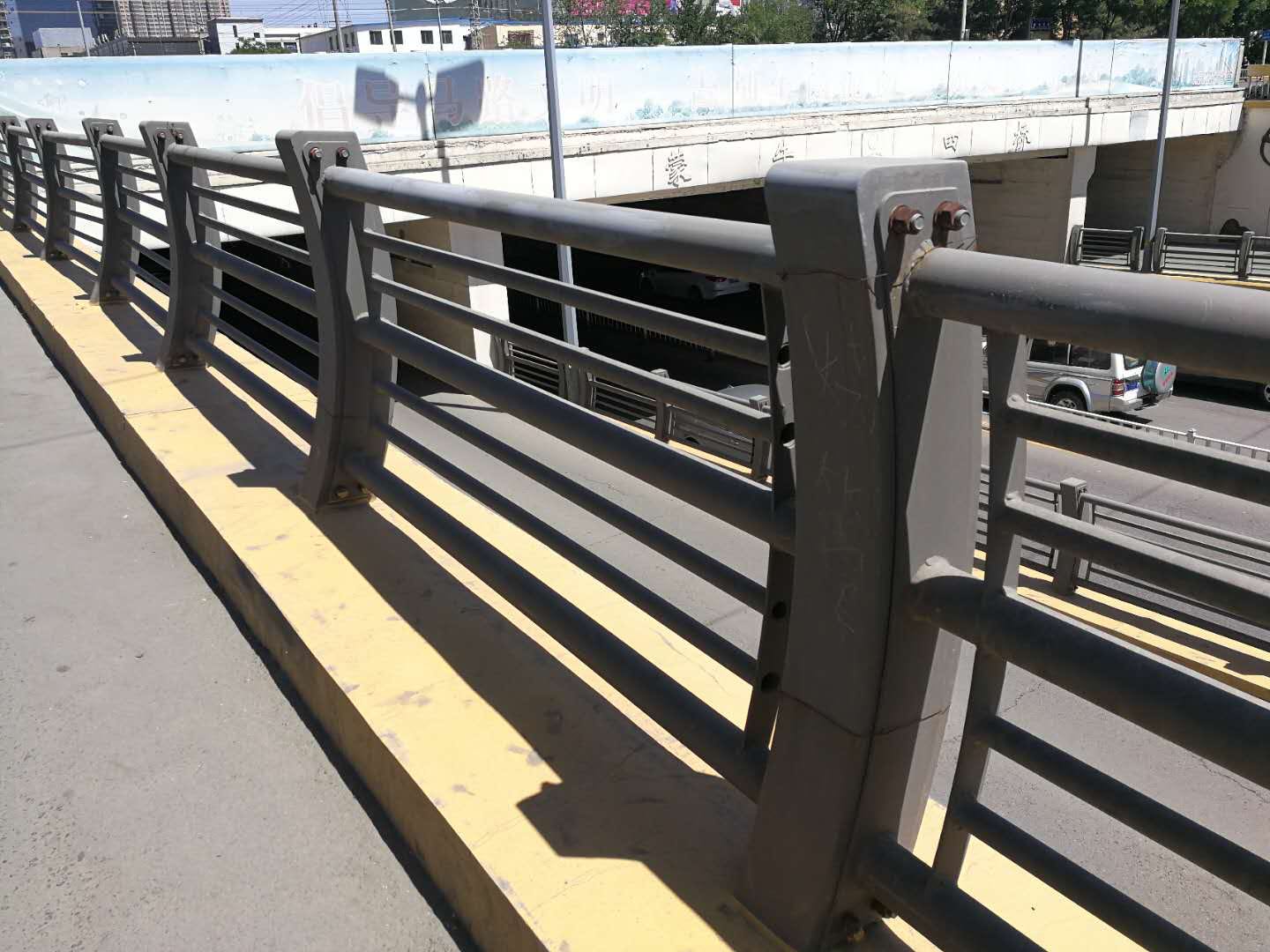 桥梁防撞护栏大桥河道公路道路护栏定制安平护栏生产厂家