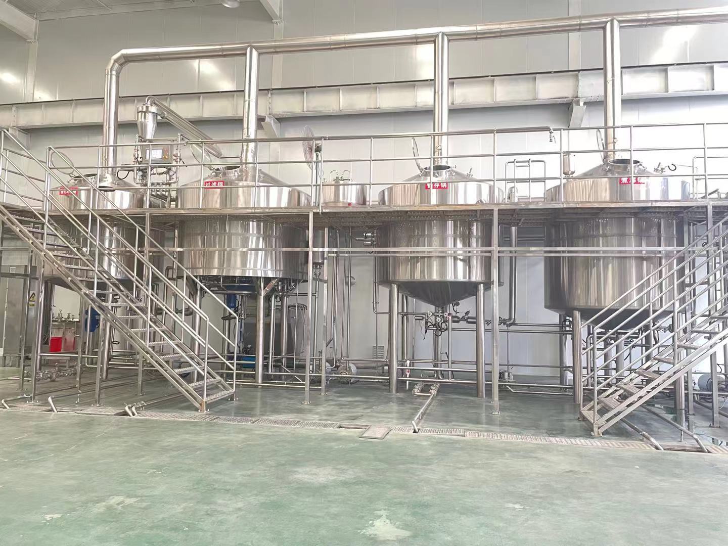 贵州啤酒厂啤酒设备 生产2吨啤酒设备 大型啤酒酿设备工厂