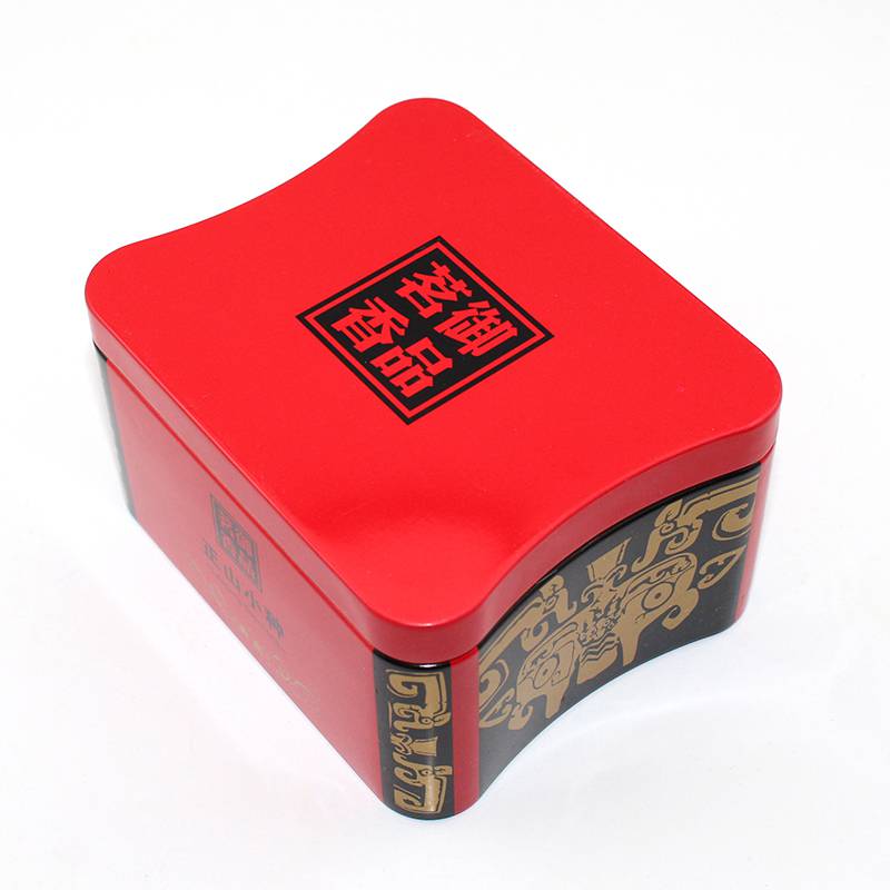 异形马口铁茶叶盒定制 创意铁观音茶叶铁罐 正山小种茶叶盒大红袍茶叶盒