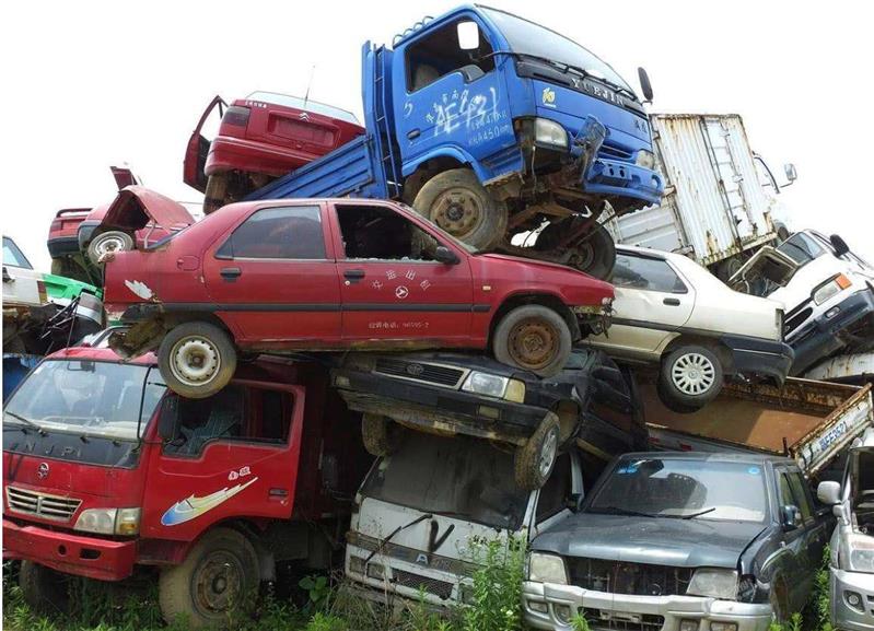 惠州博罗报废汽车回收公司 正规报废点拆解