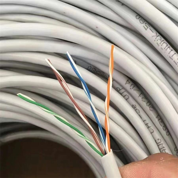 南充六类海康威视网线回收 cat6e千兆传输室外双绞线