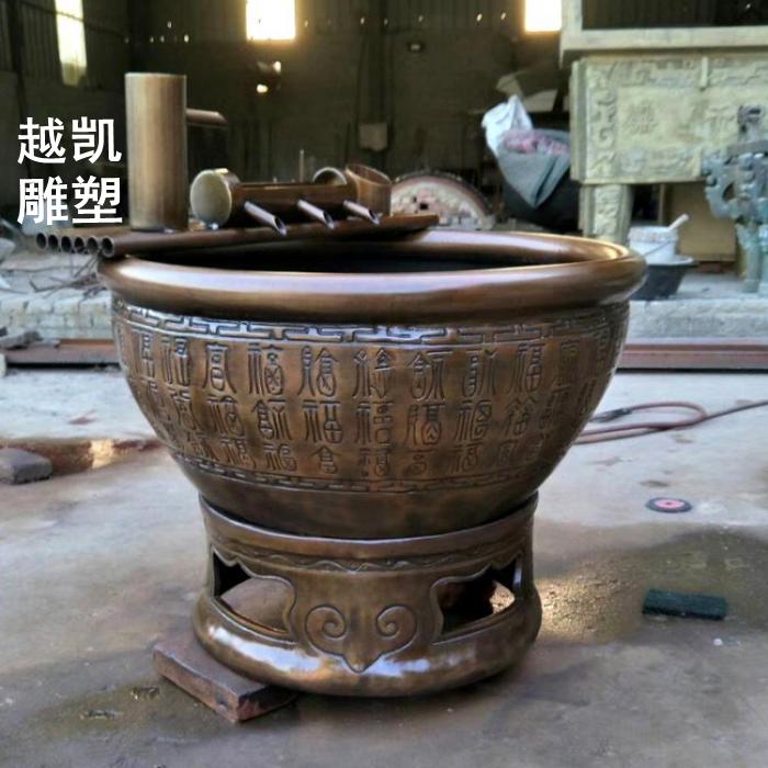 大碗雕塑底座工厂 旅游区碗类雕塑摆放 钢铸大碗雕塑