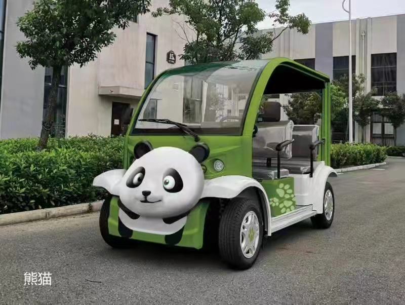 苏州厂家卡通造型电动观光车 景区游览车