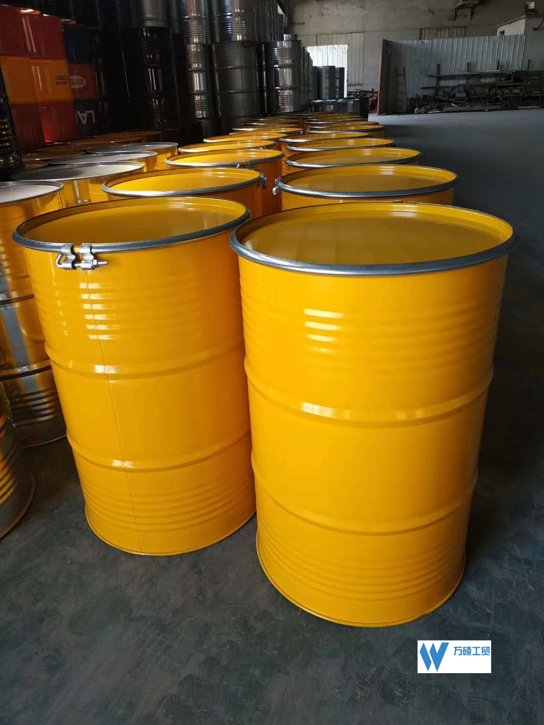 报价单|开口铁桶生产厂家|200L开口内涂铁桶
