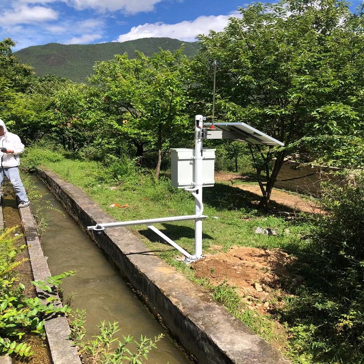 沟渠流速雨量在线监测站 非接触式水位实时监测站