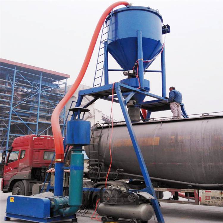 新疆水泥罐清理自吸式气力输送机 粉煤灰真空负压上料气力输送机