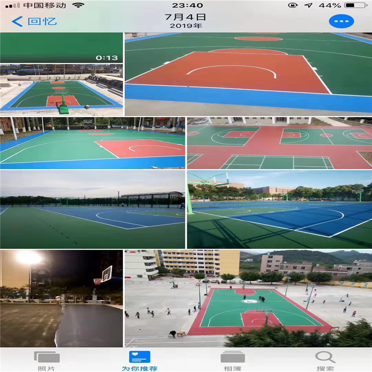 桂林全州丙稀酸网球场地坪施