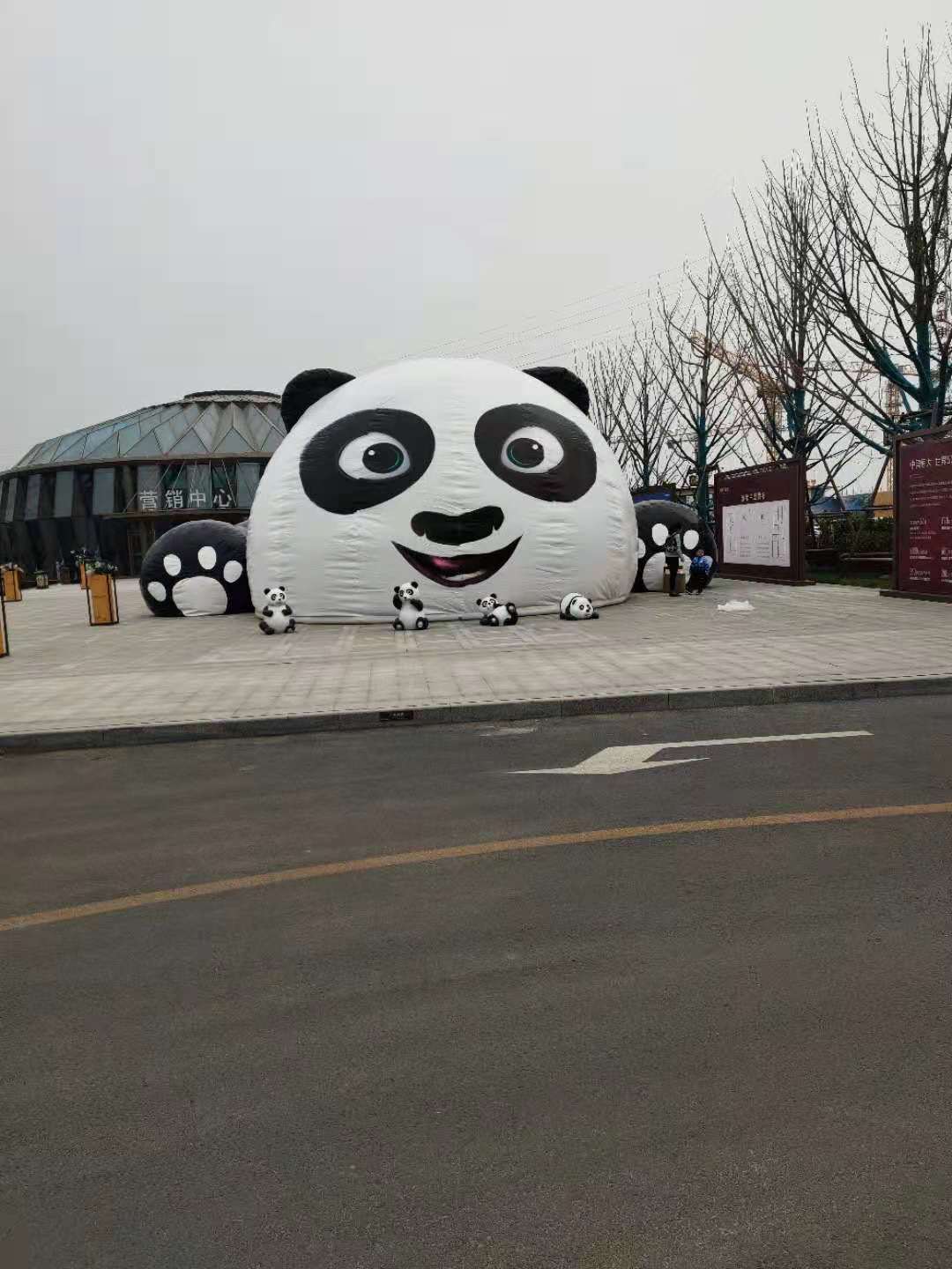新余熊猫岛租赁 熊猫岛气模 工厂