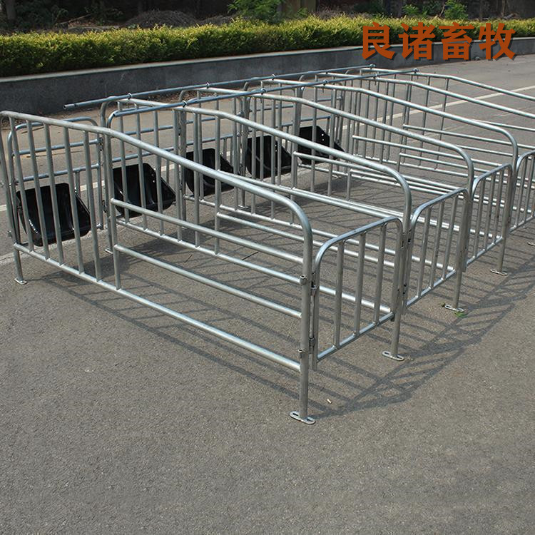 落地式连体单体母猪定位栏带食槽猪圈猪栏限位保育大栏