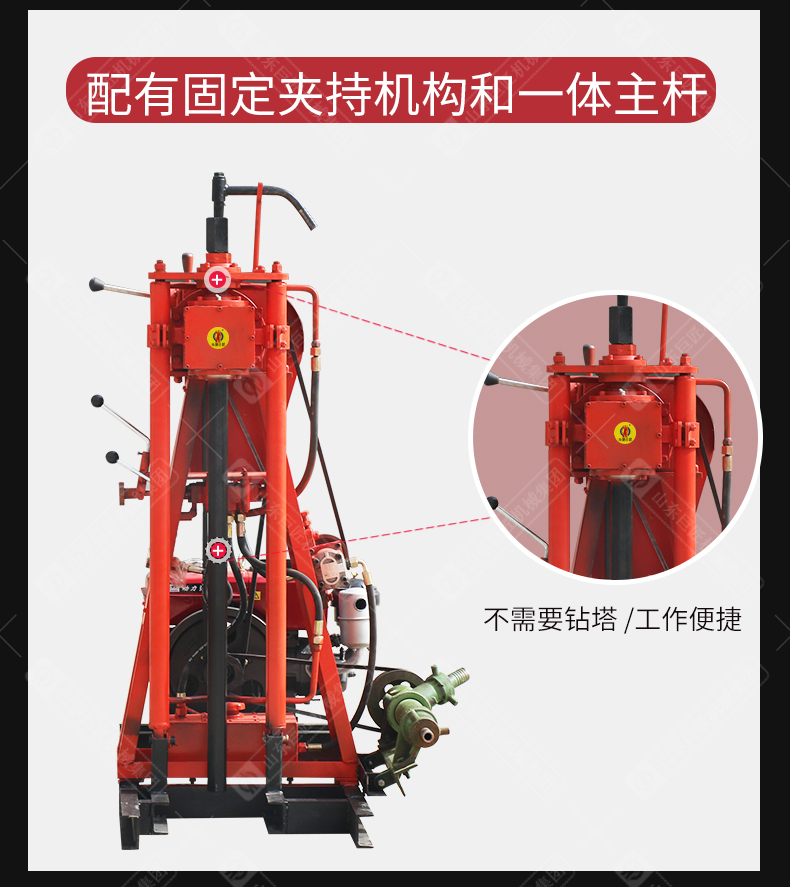 地质勘探设备yqz50a型轻便钻机液压便携取芯钻机