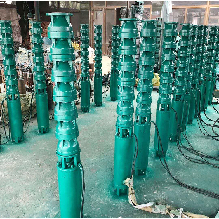 昊泵 QJ系列潜水深井泵用于井站抽水安装