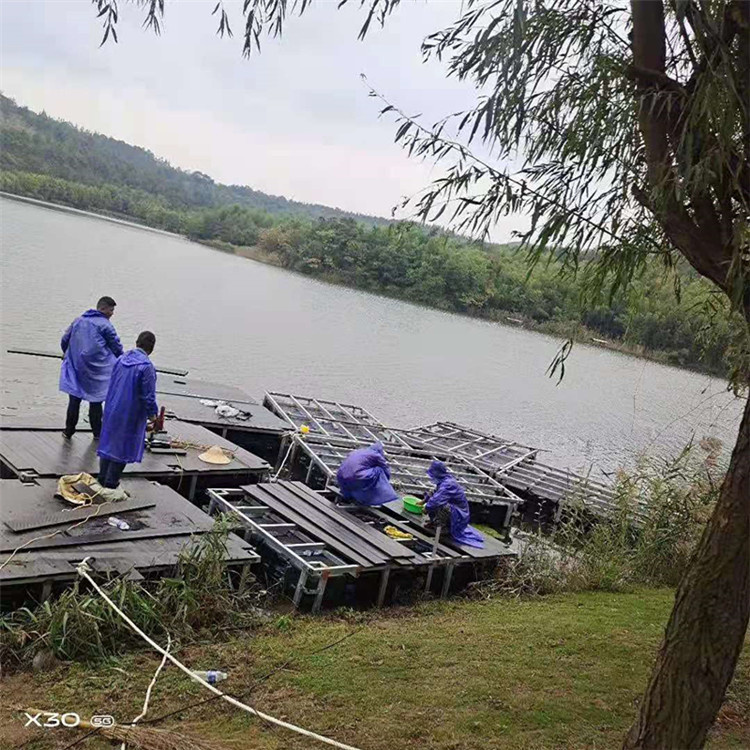 浮橋平臺廠家 魚塘湖泊建筑及基礎(chǔ)浮臺浮橋