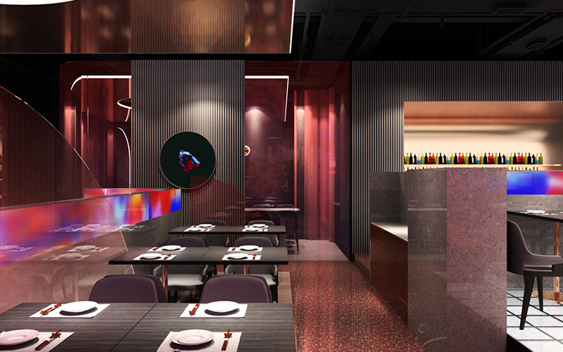 上海餐厅空间设计选由余空间