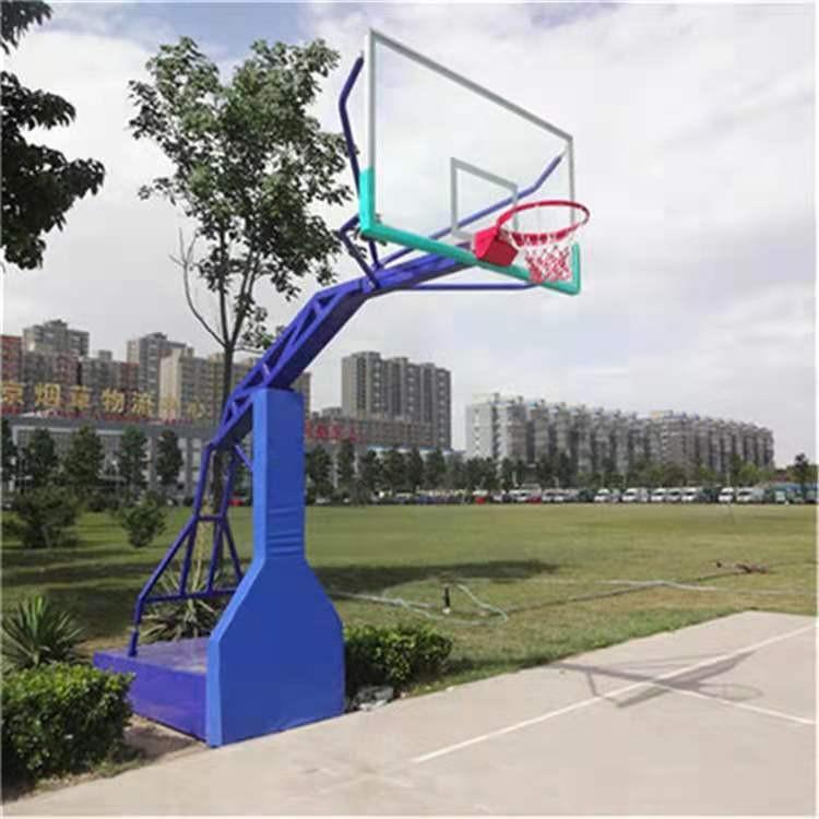东莞广 场 户外健身器材厂 星翼 仿液压 成人 篮球架