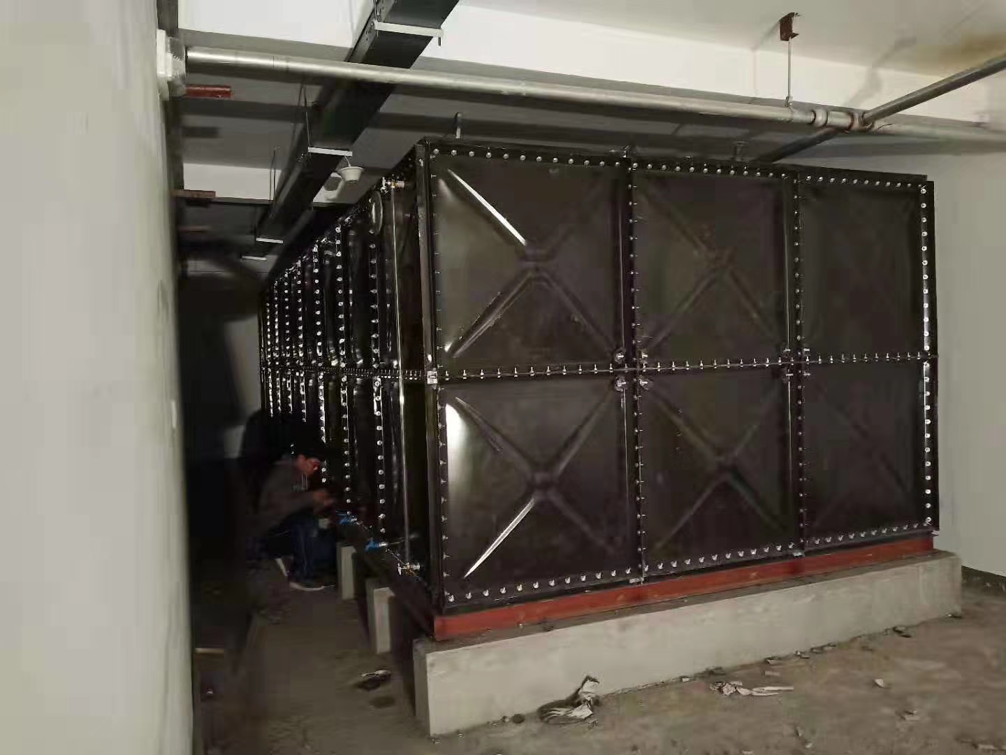 德信搪瓷储油箱组合式搪瓷钢板水箱碳钢储水箱