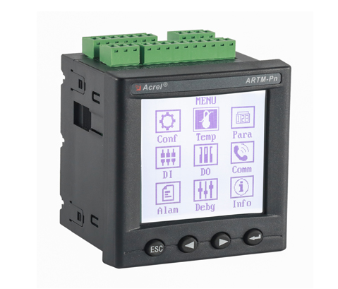 安科瑞ATE400 无线测温传感器 电池感应取电 母排测温 高压进线测温