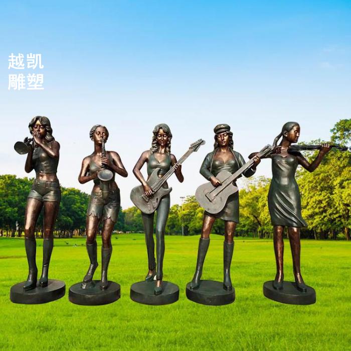 景观镂空恋人铜雕厂-观赏型展示恋人铜雕